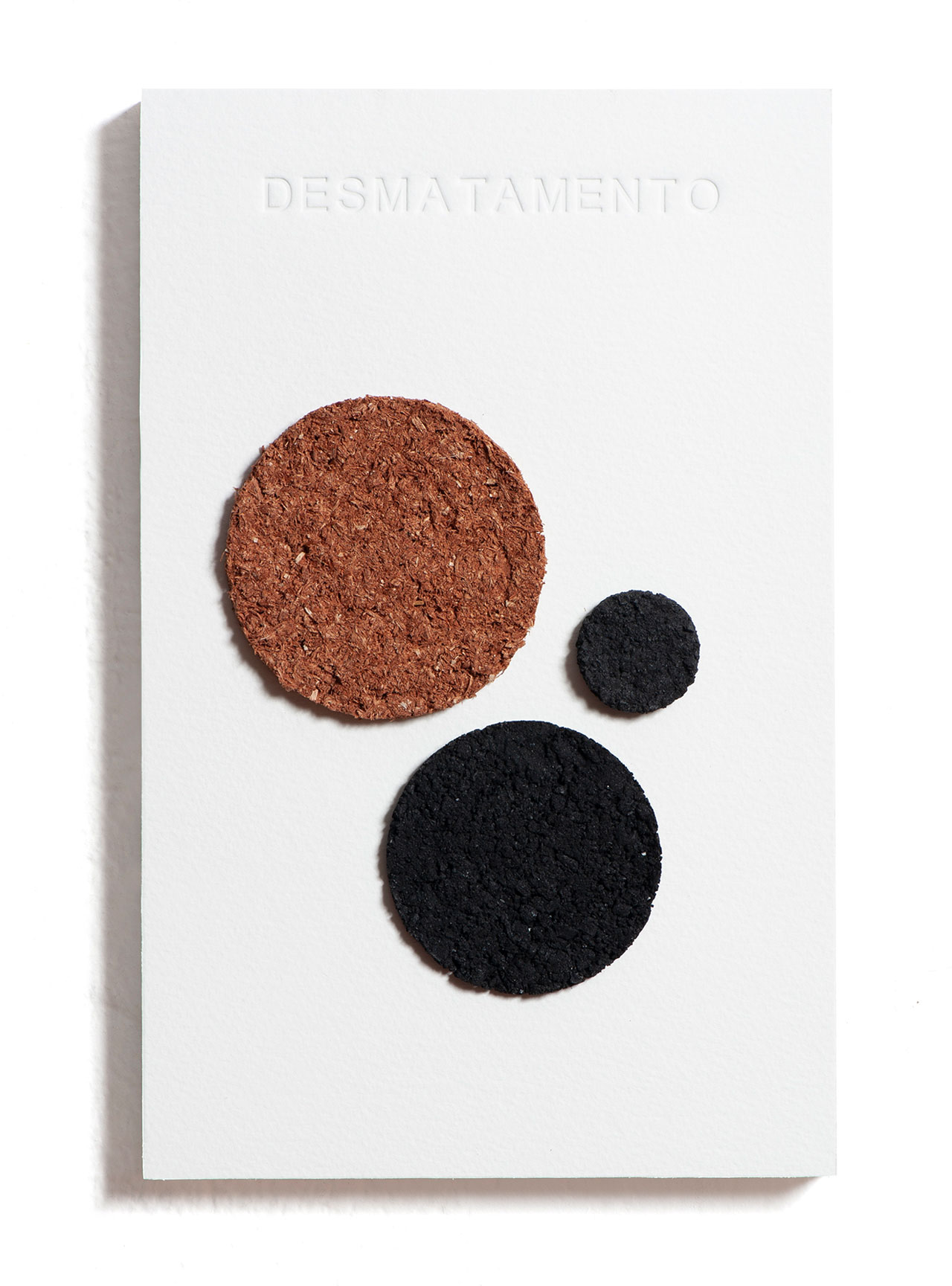 2020 | Deforestation | Charcoal, sawdust and binder on paper | 20x30cm