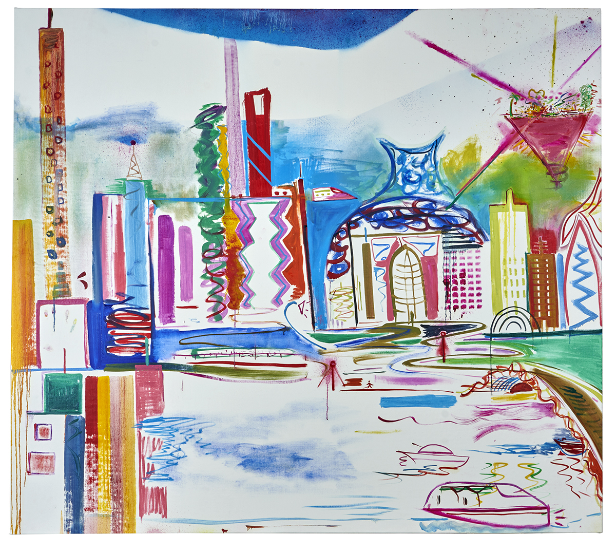 Time Traveler, 202270 x 78 in.Oil on linen