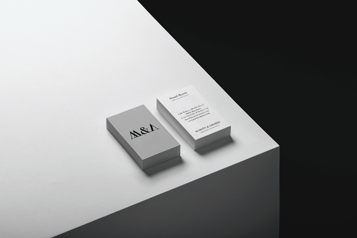 Martín & Amorós. Visual Identity