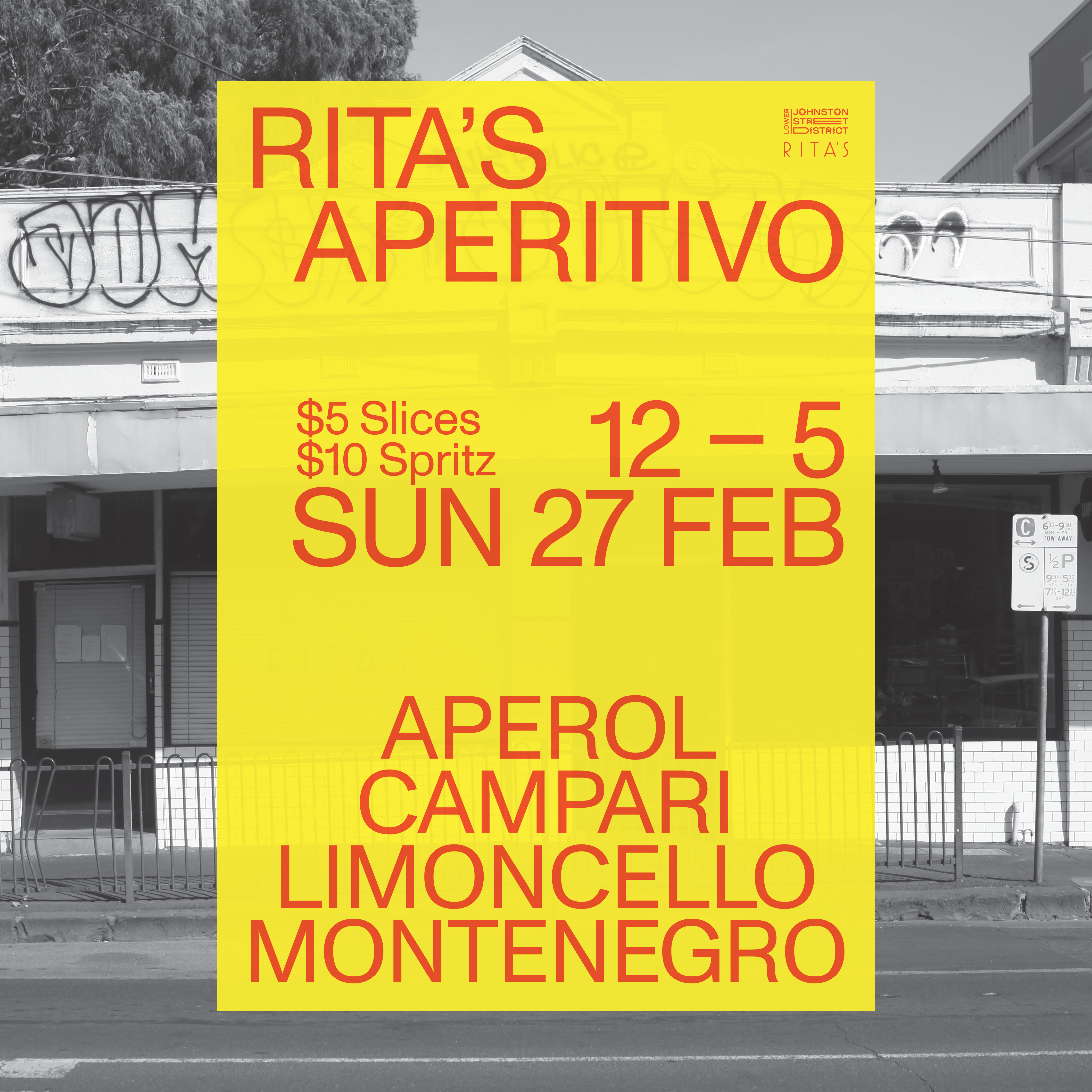 Rita&rsquo;s Event Poster
