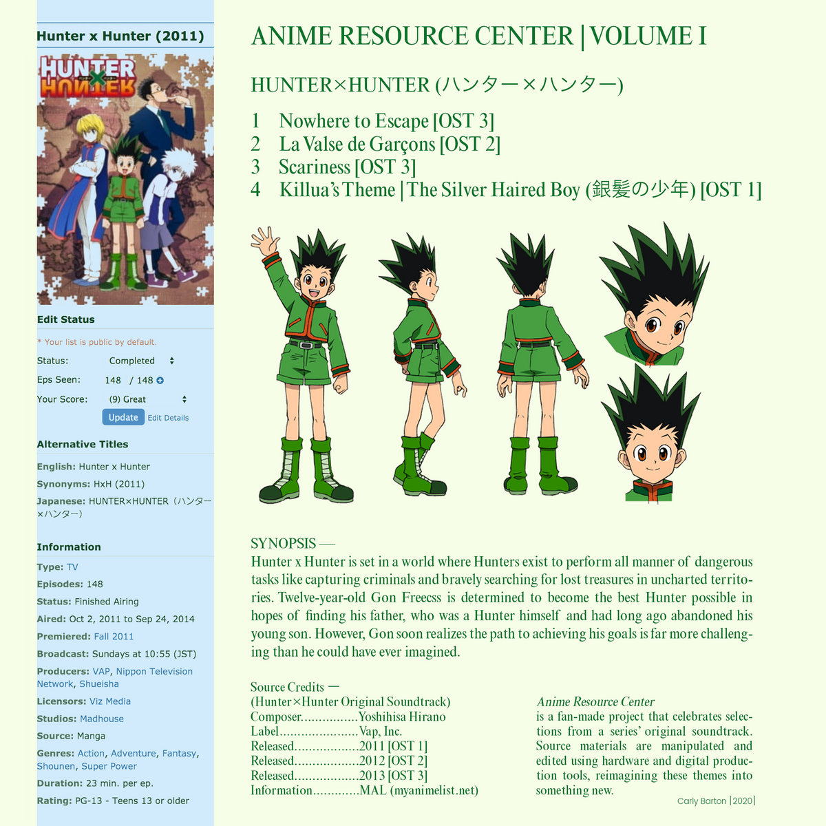 Rafters, Anime Resource Center