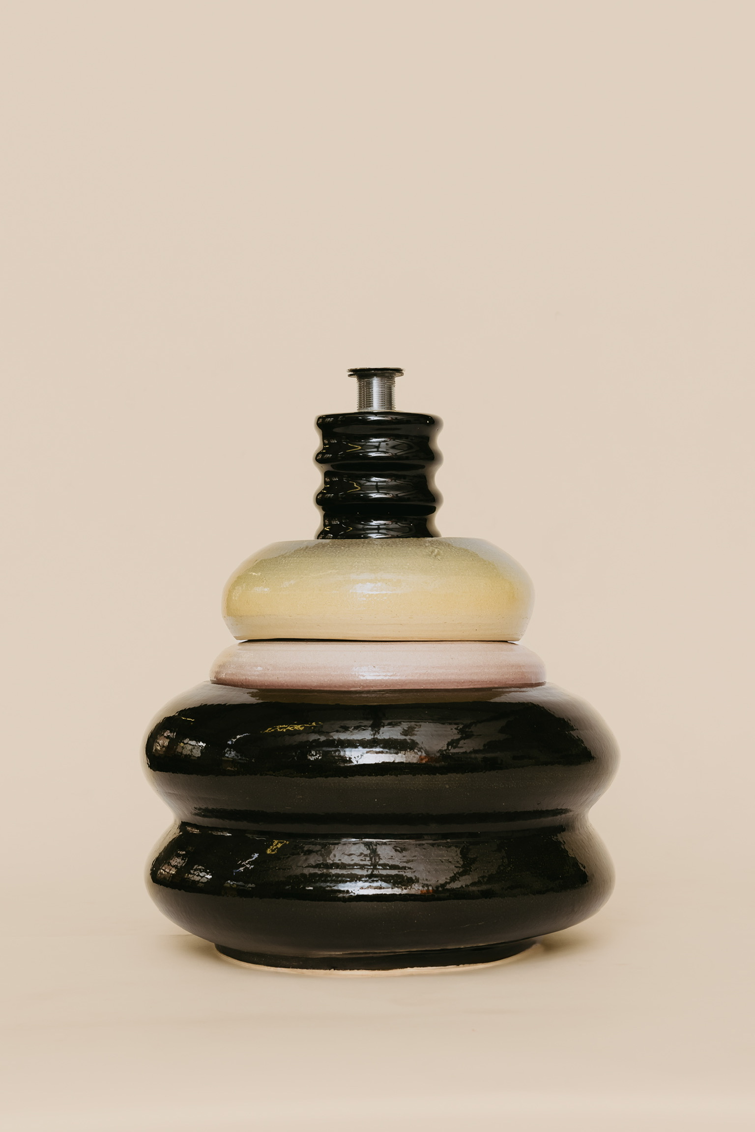 KH-03-02, 2024H 420mm X W 500mm Stoneware and Found Object