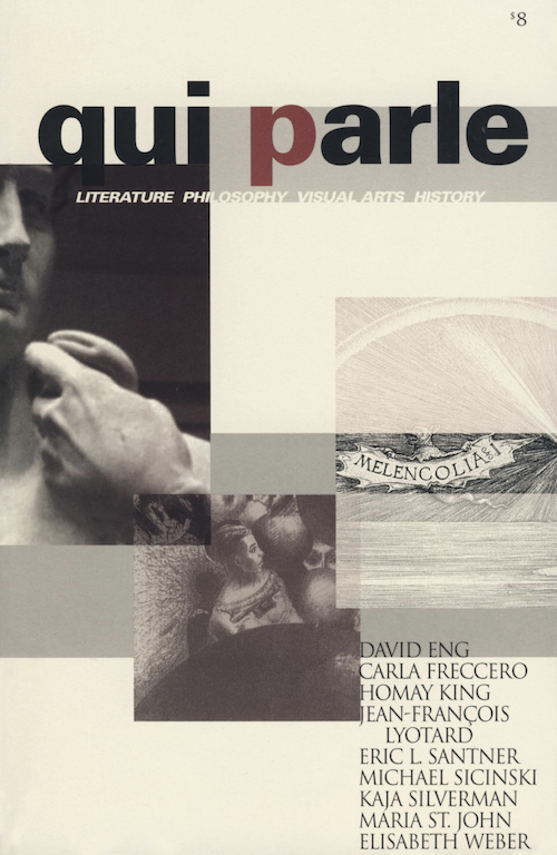 Qui Parle, Volume 11, Number 2, Fall/Winter 1999