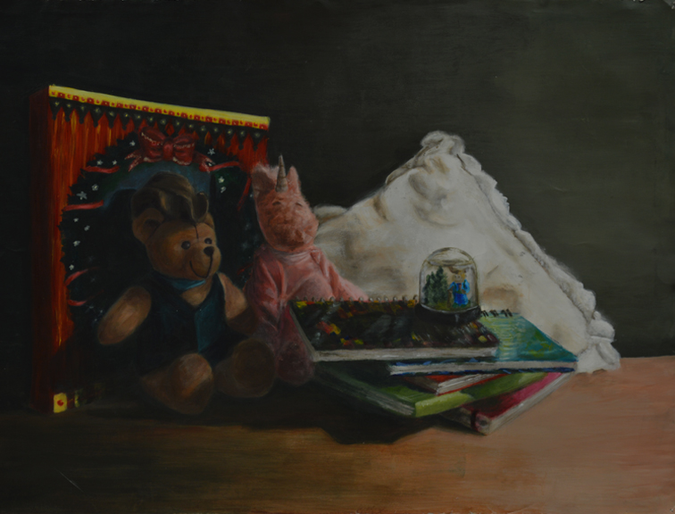 Innocent Obsessions     22 x 30 Inches     Acrylic on Paper    2016