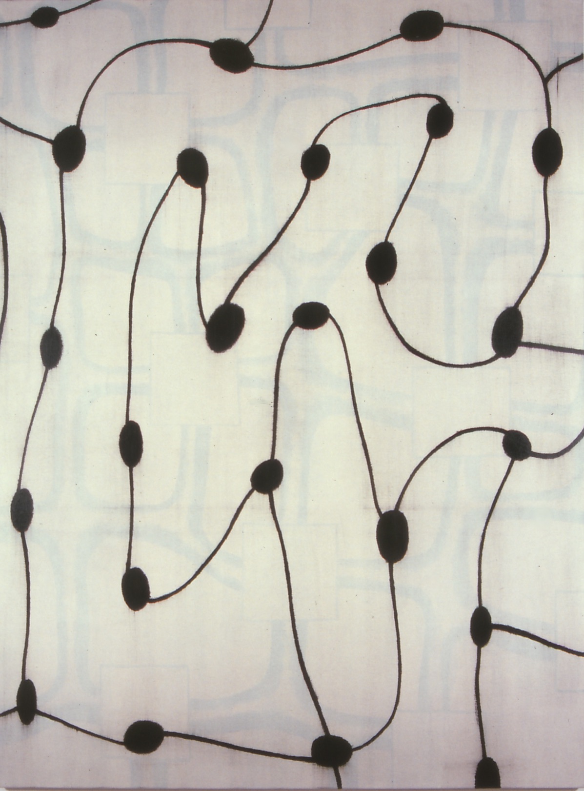 Untitled 2001, acrylic and oil on canvas, 200 x 160 cm