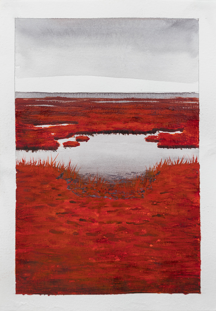Ségolène Kan Prieblanda 3, 2025 Aquarelle sur papier 21 x 15 cm Courtesy de l'artiste et de la Galerie Anne de Villepoix