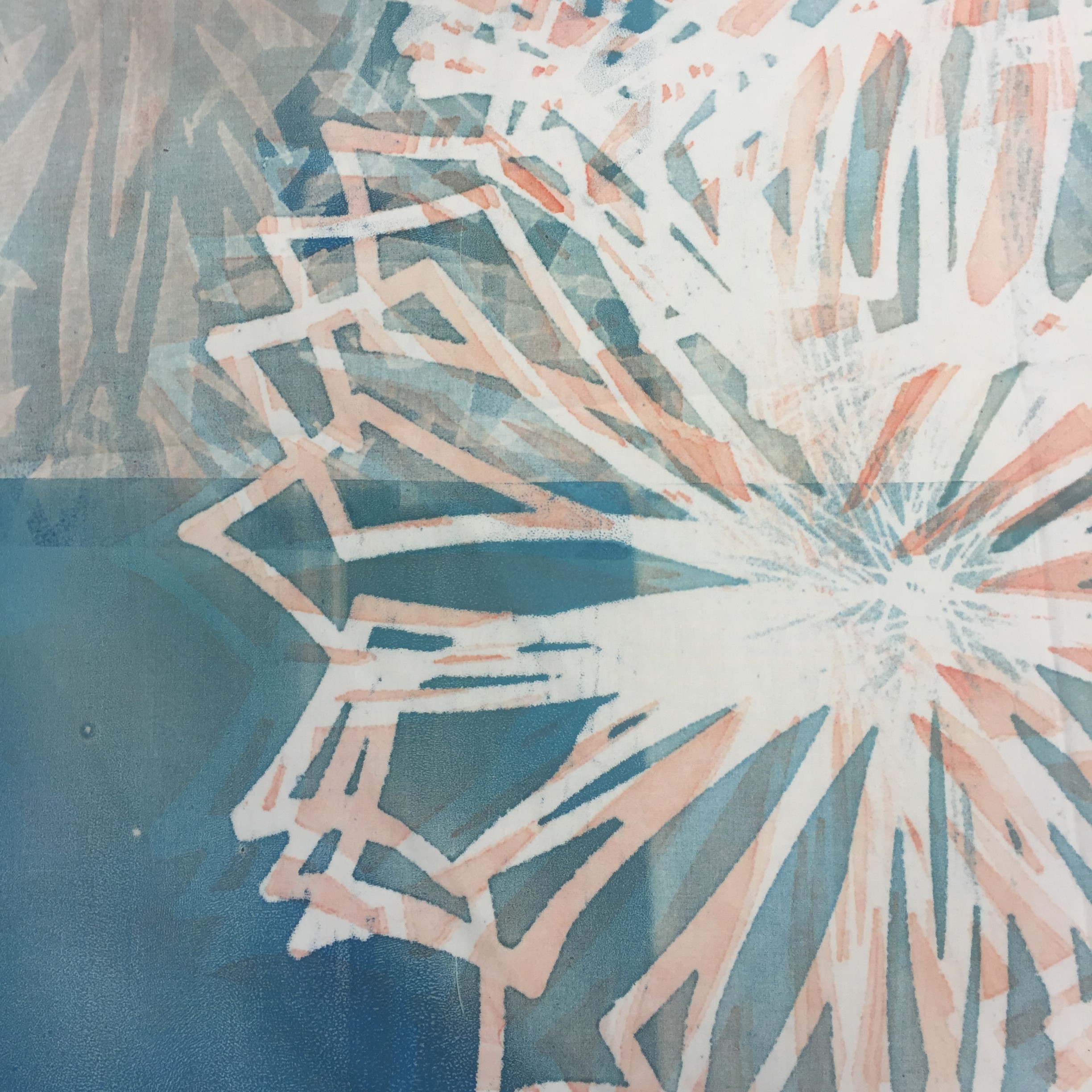 woodblock printing on textile