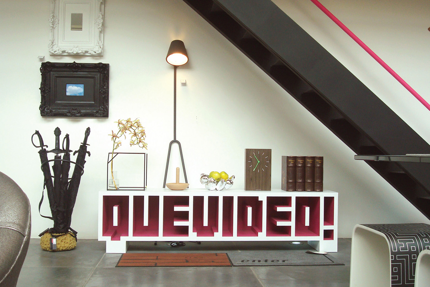 2010 - 2013/ Line of typographic furniture - Qwertyario