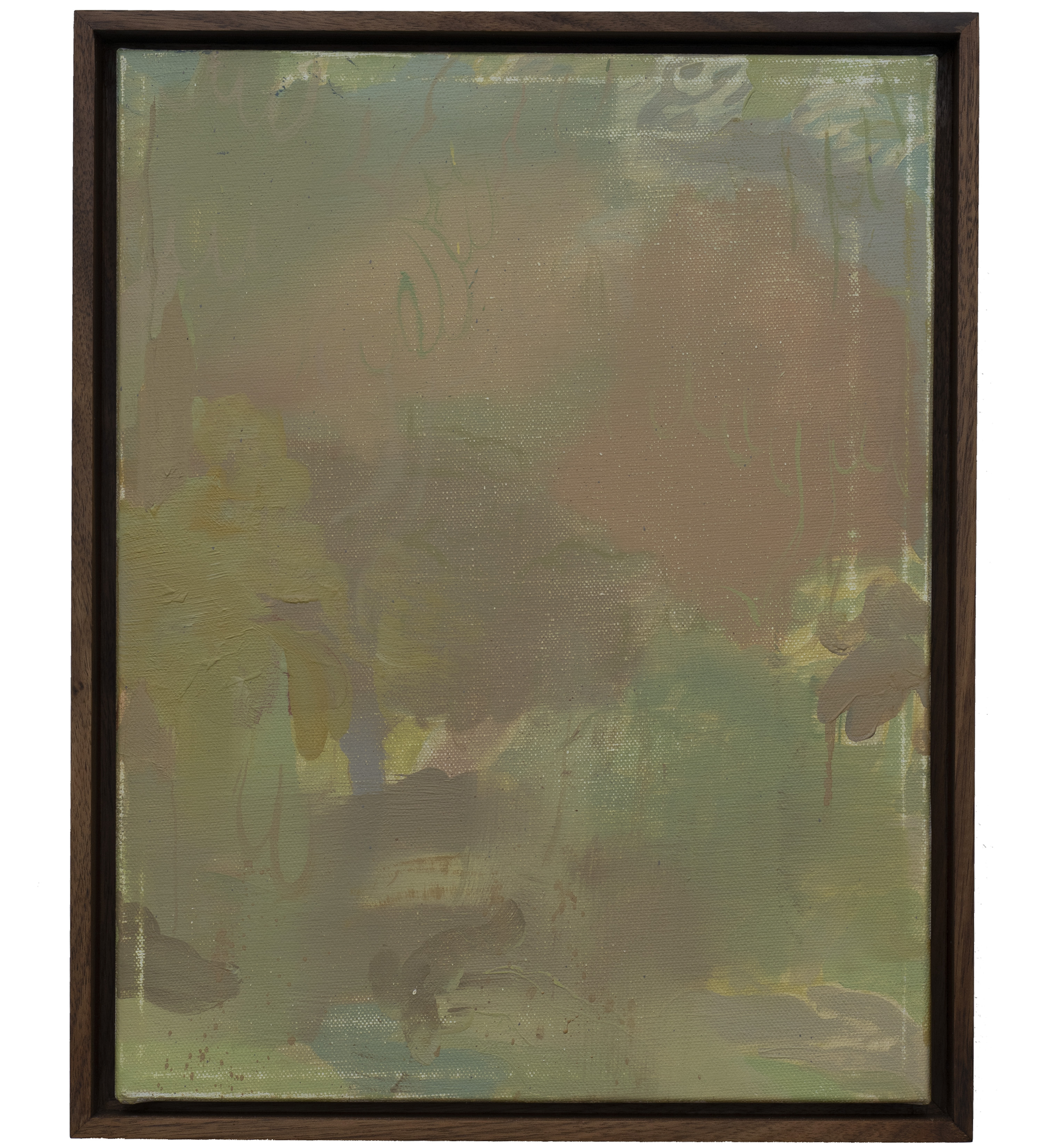 Orange One, Oil on Canvas, 11 x 14," 2018