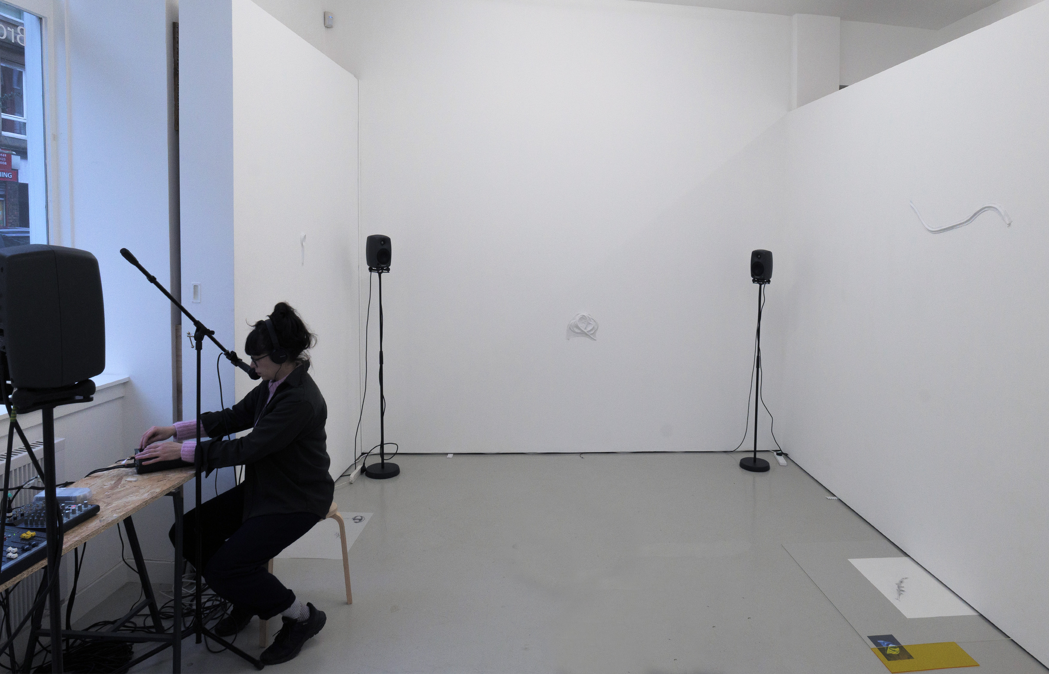Knot installed at Broadside Gallery, Glasgow, December 2024
