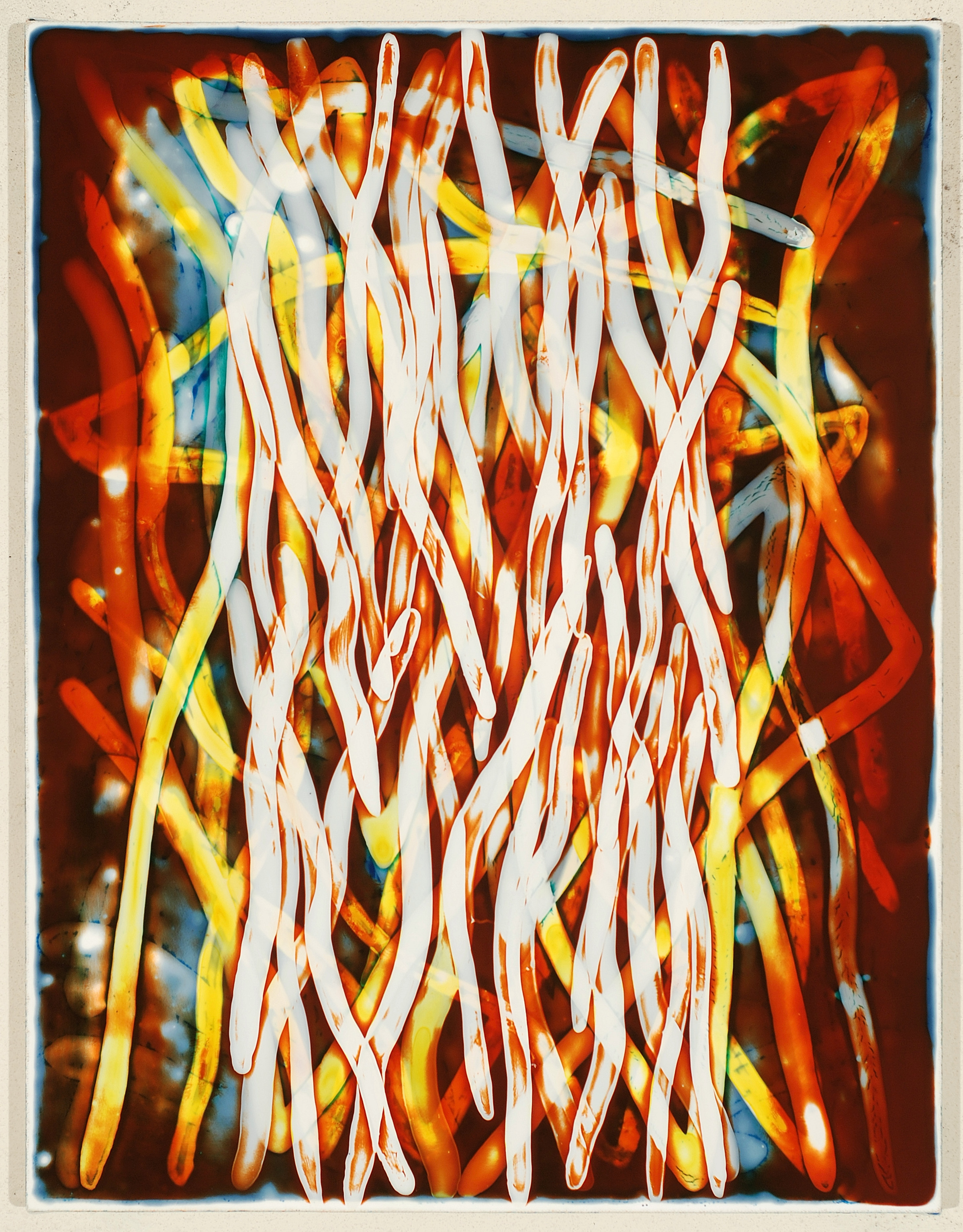 2018 VII, acrylic on canvas over board, 21.5 x 16.5 inches