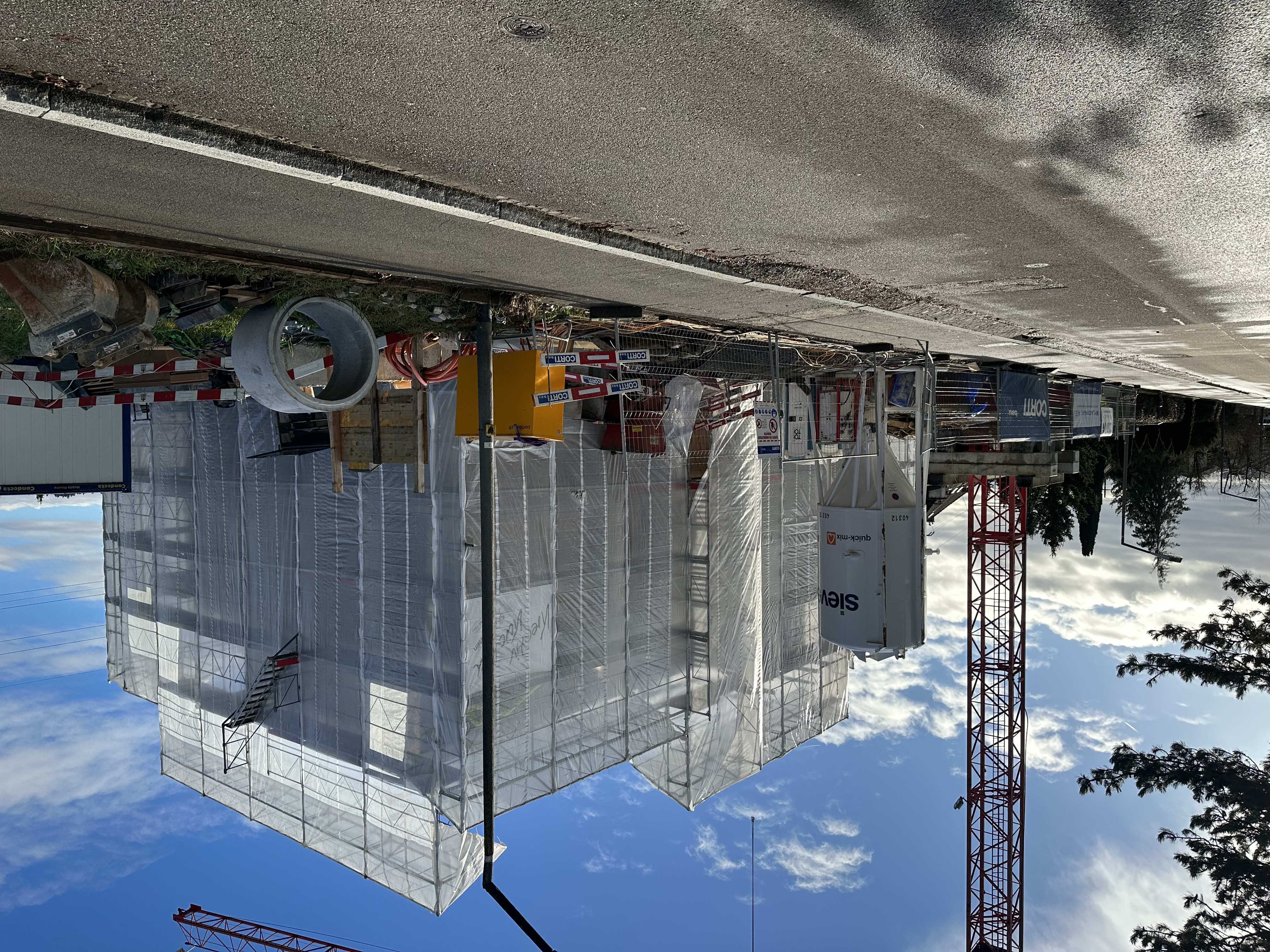 Baustelle Januar 2023