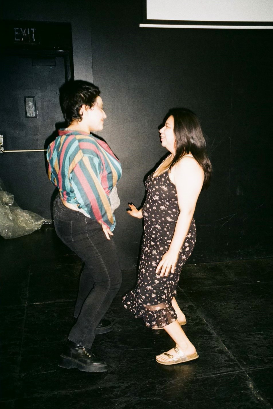 Diana, Tia Celia, and Andres' actors would double up as ensemble members in large dance numbers where their characters were not in scene.