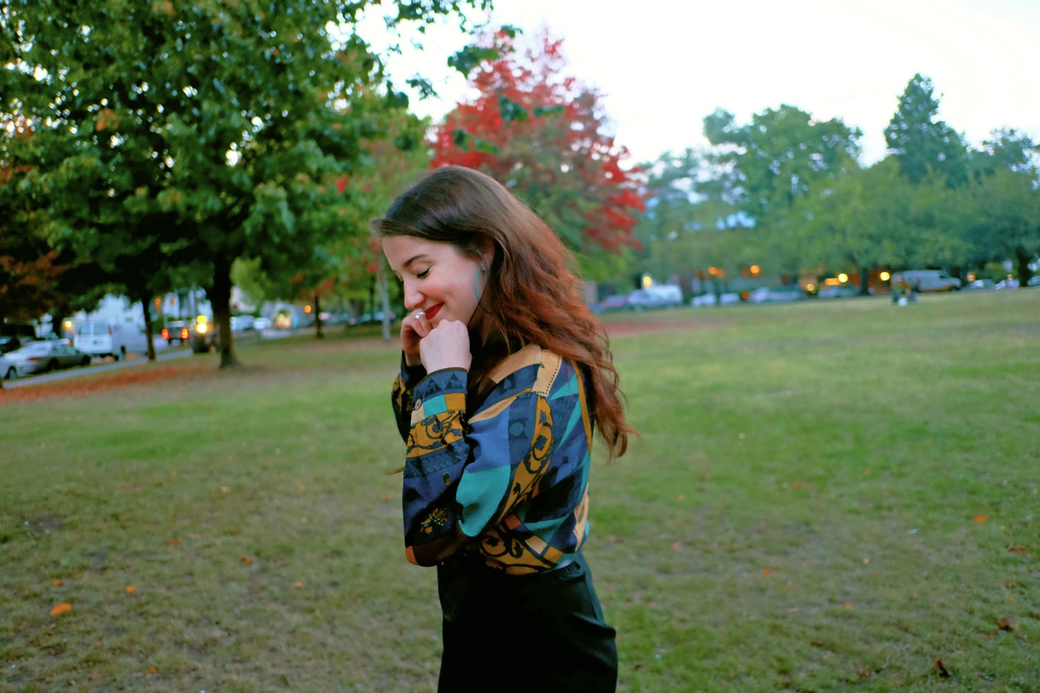 Evie in the park