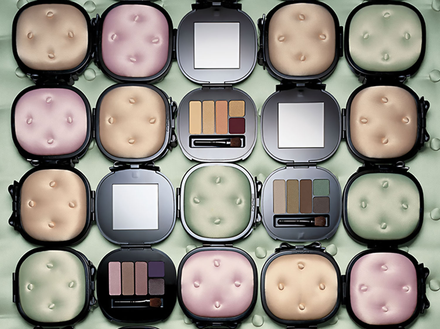 Glamour Daze collection 2012 eyeshadow compacts