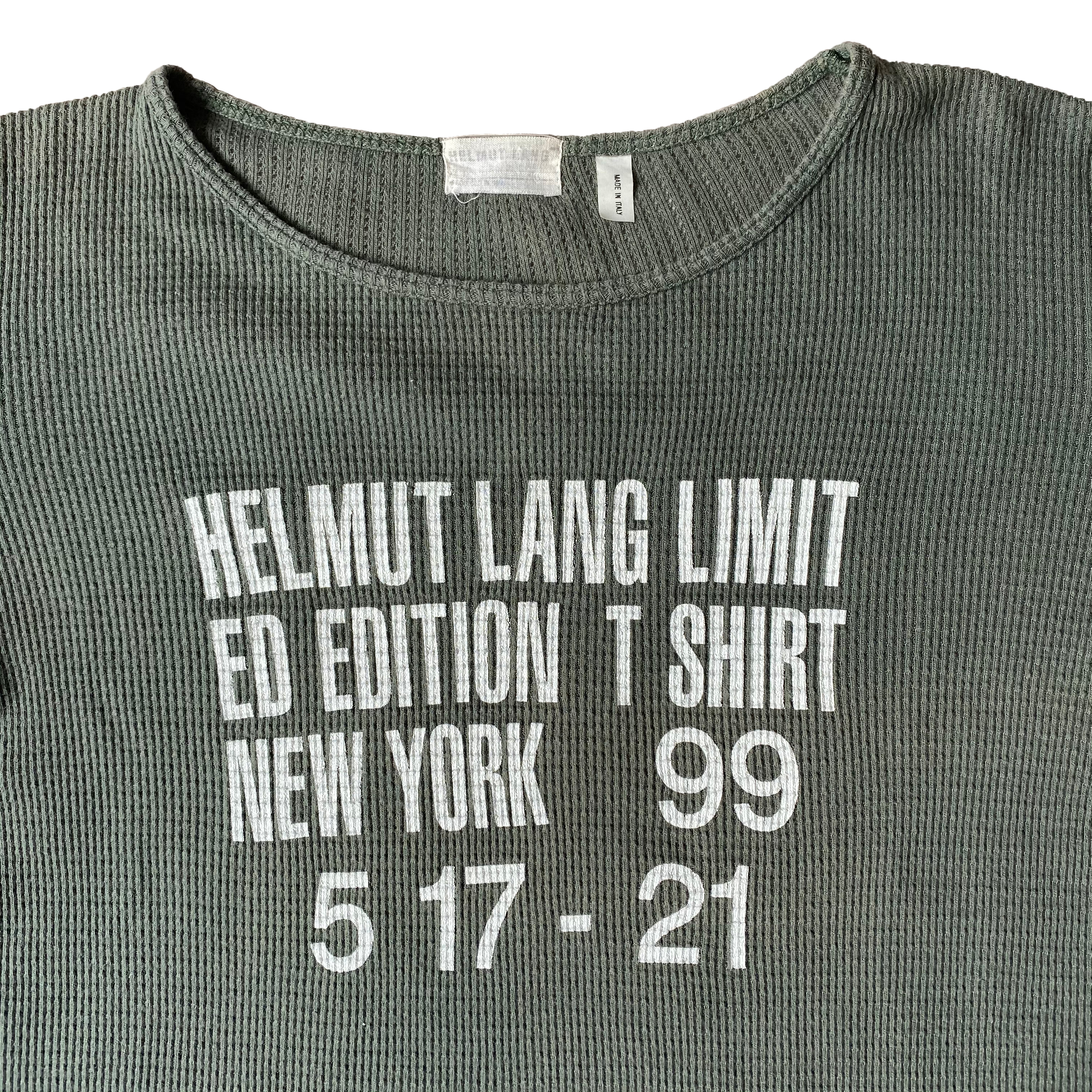 Helmut Lang Archive Limited Edition 1999 T-Shirt