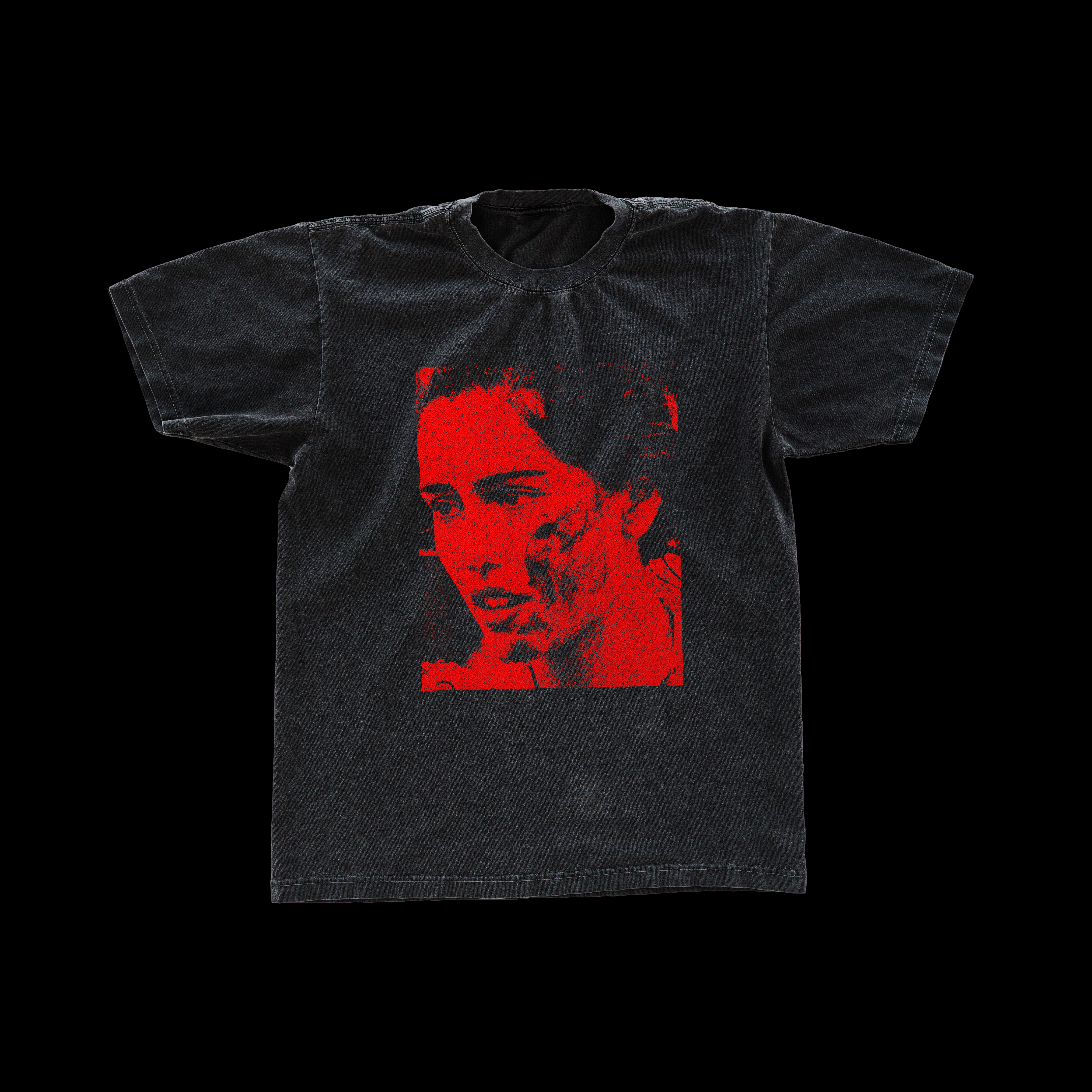 'Cycle' t-shirt, black/red #imaginarygirlfriends