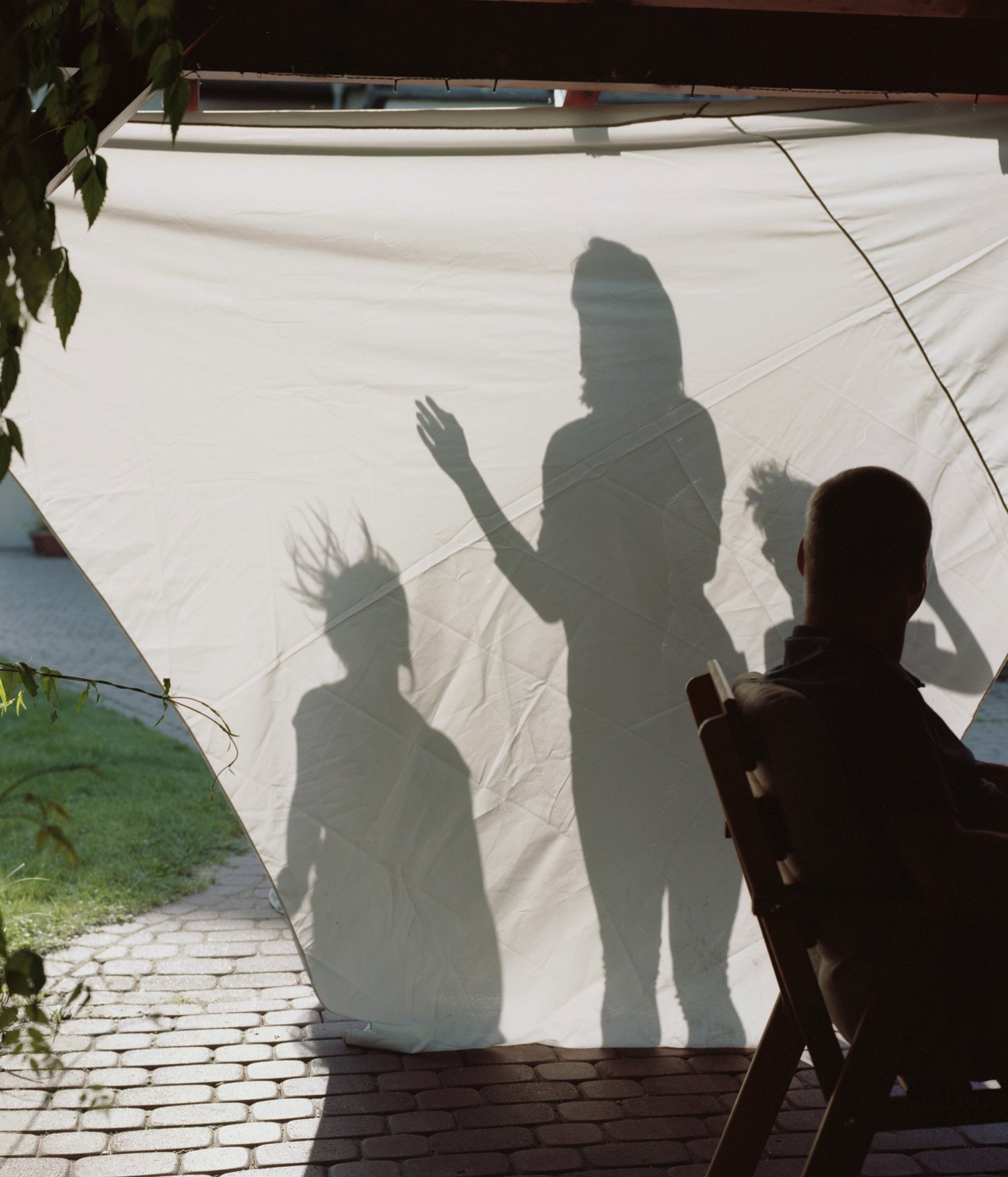 Family barbeque. Gniezno, Poland, 2017