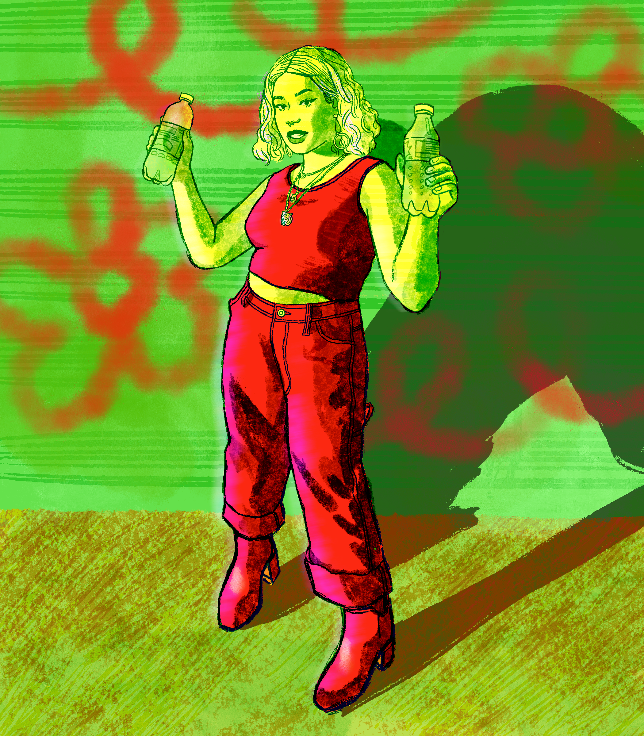 lemon lime, digital illustration (2020)