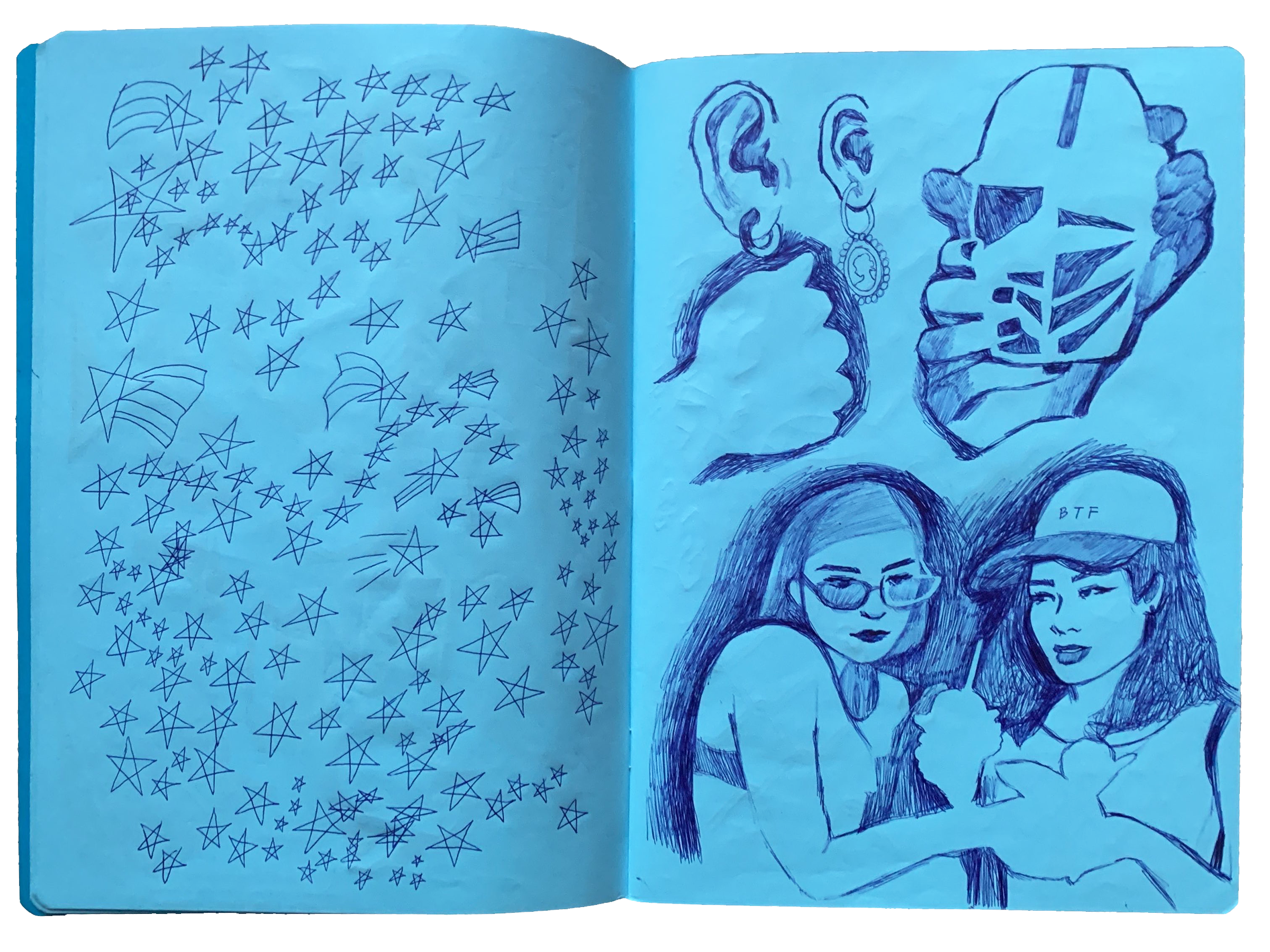 ballpoint on paper, spring 2019