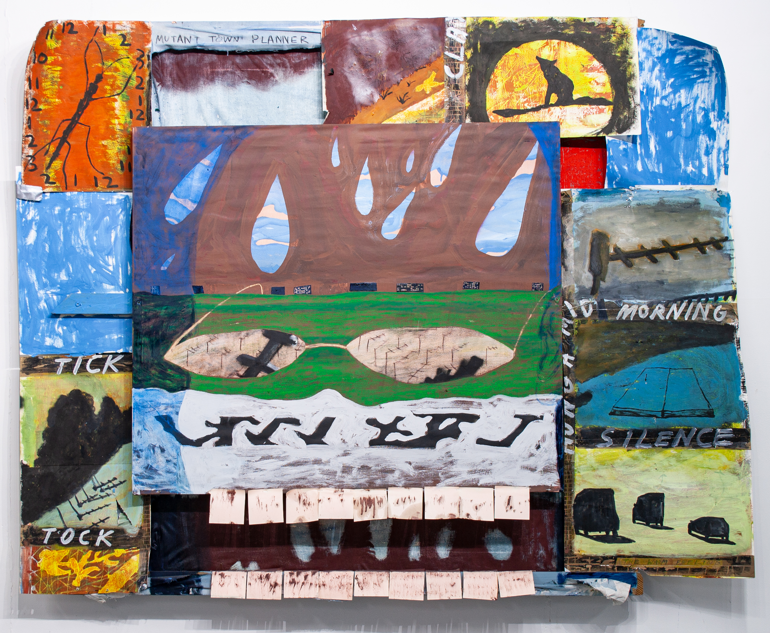 Mutant town planner, 130x160cm, 2023