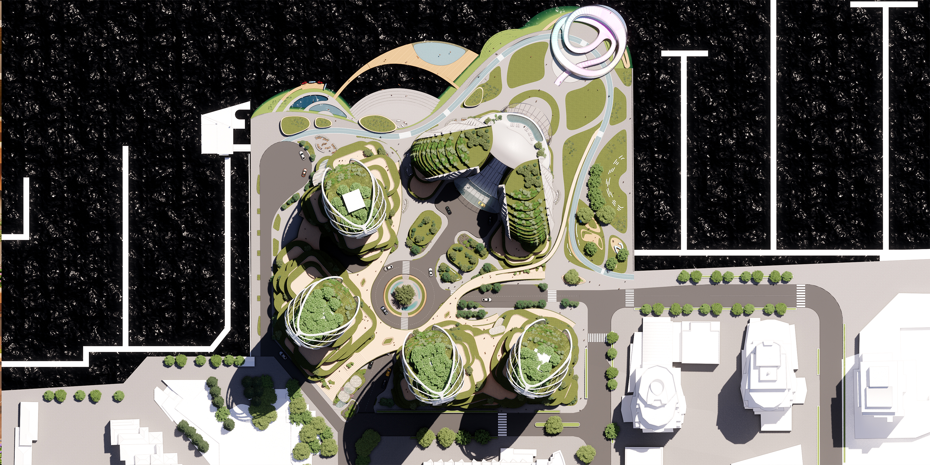Rendering Site Plan View