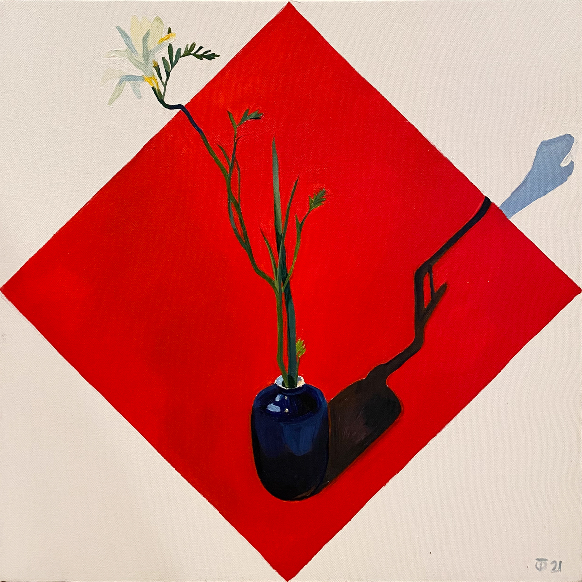 Red Square 2021 Oil on canvas 18"x18" | 45x45