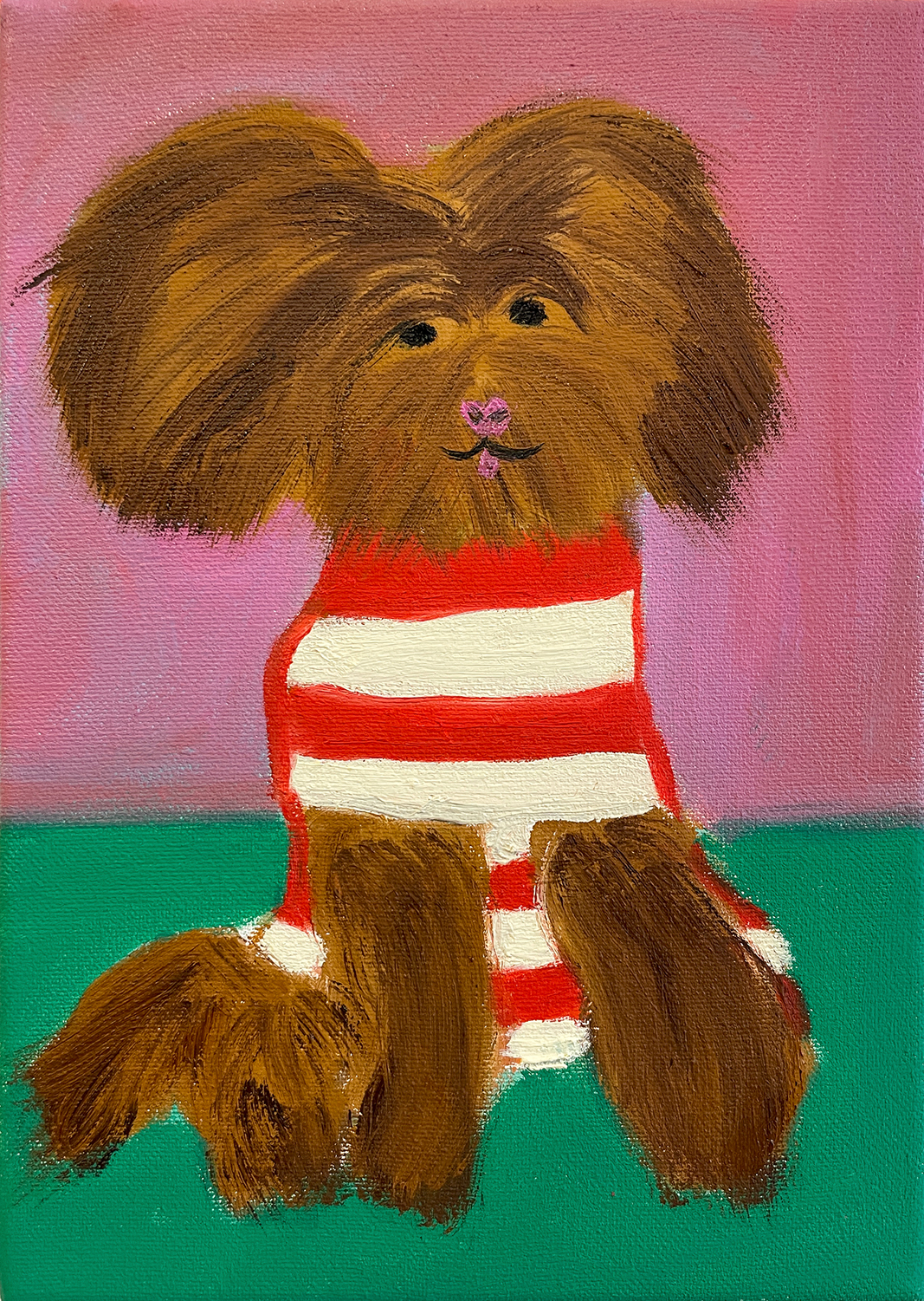 Mr. Winkle, Oil on Canvas, 27 x 19 cm, 2024