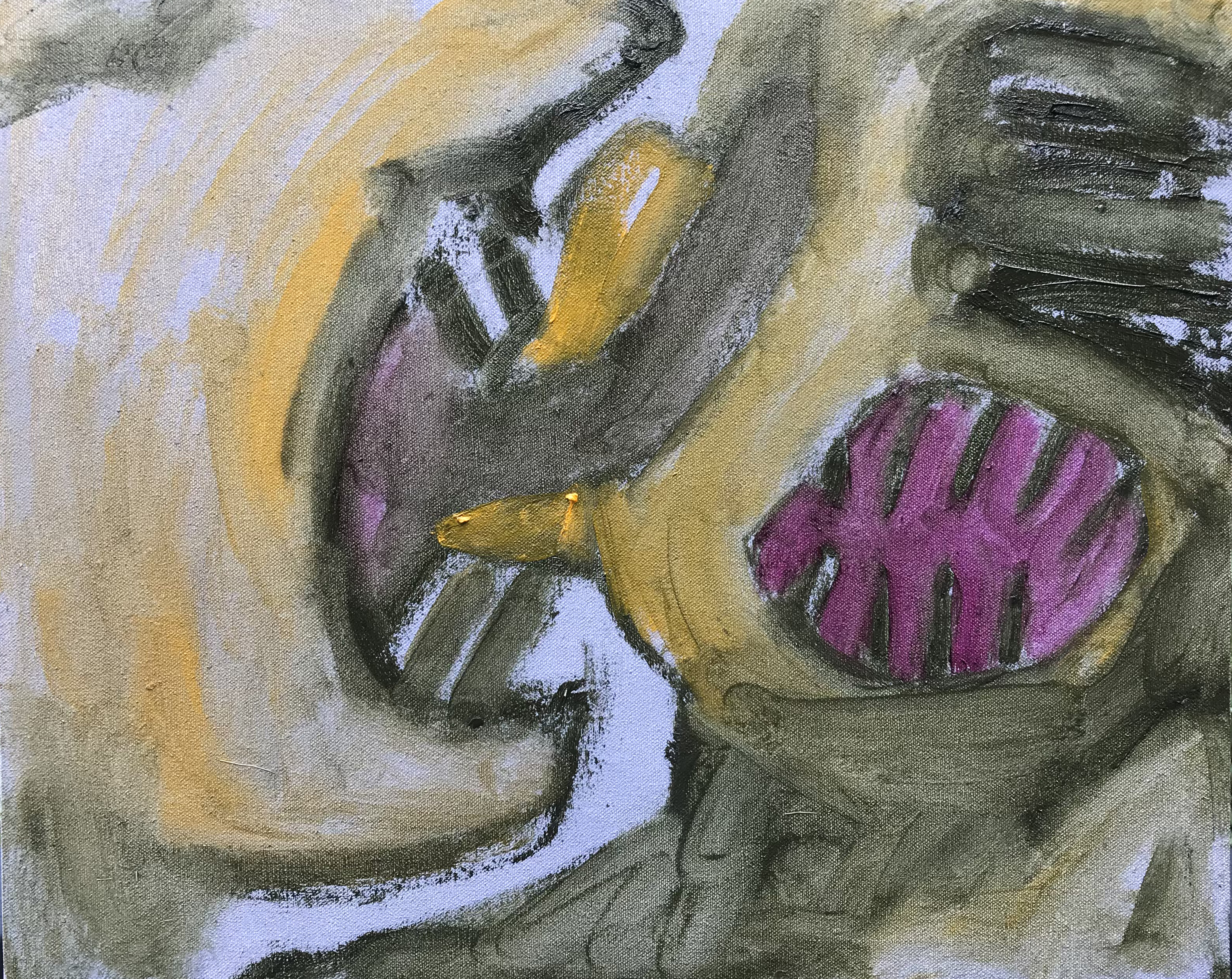 Teeth 2019 Oil on Canvas 16"x20"/40x50cm