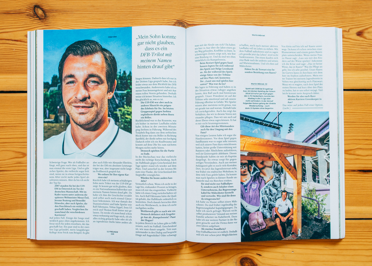 11Freunde / Martin M&auml;nnel / Aue 09/2020