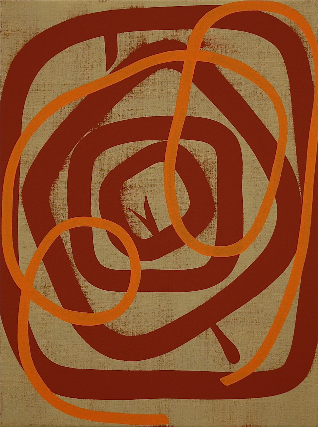 Untitled 2008, acrylic on canvas, 60 x 45 cm