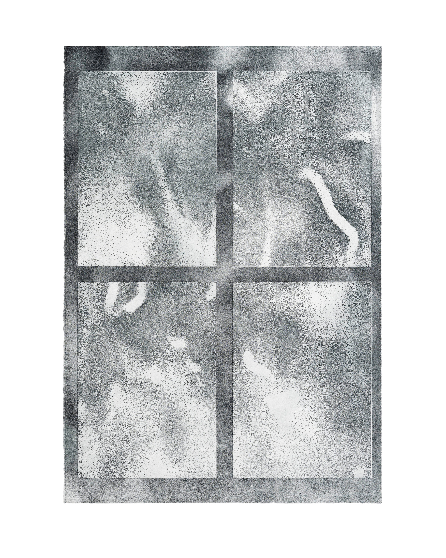 P033, 2021 aquatint etching on handmade paper, mounted on Alu-Dibond 56 x 39 cm Edition 5 + 2 AP