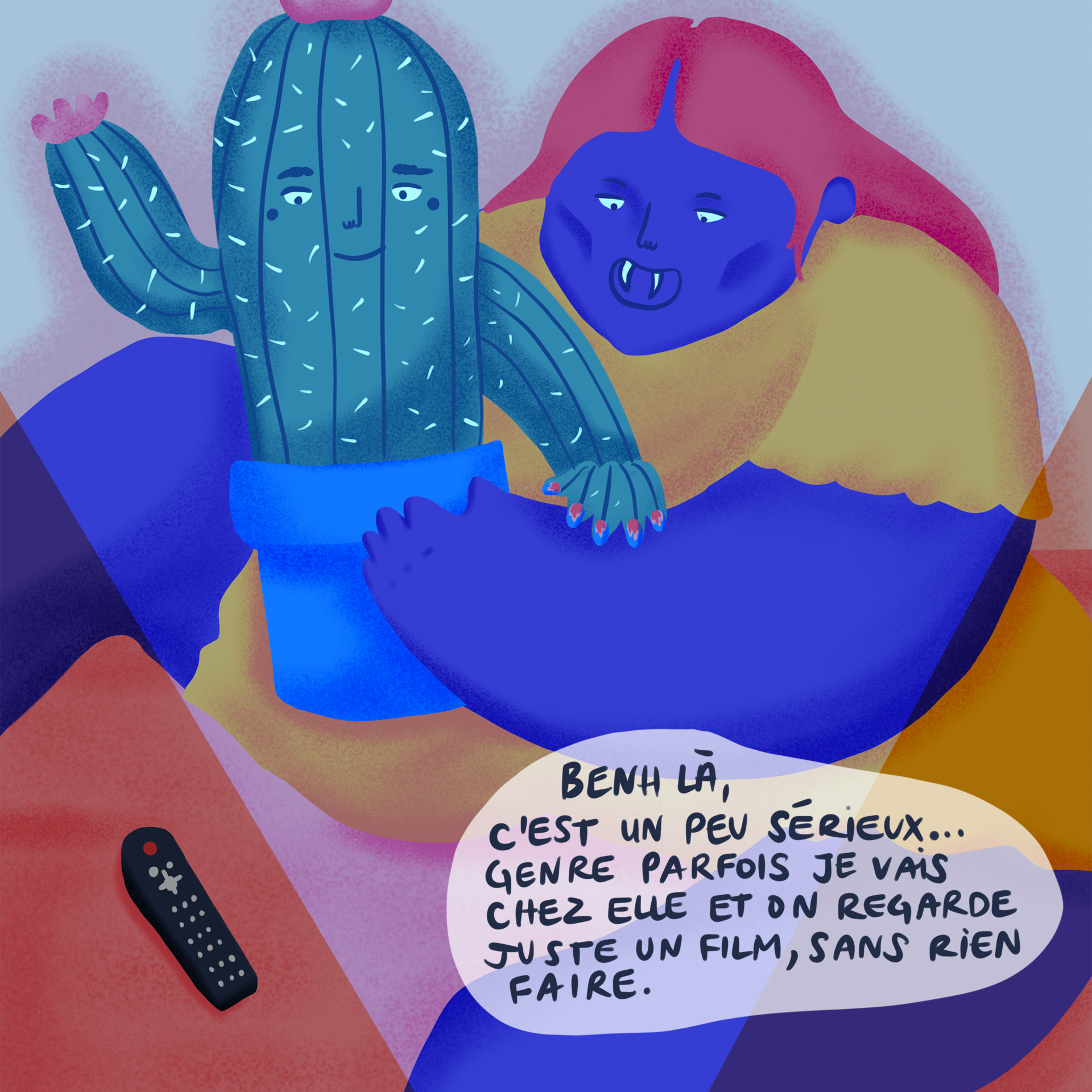 "At the moment, it's getting a bit serious. Like, for example, I sometimes go over her place and we watch a movie, nothing else."