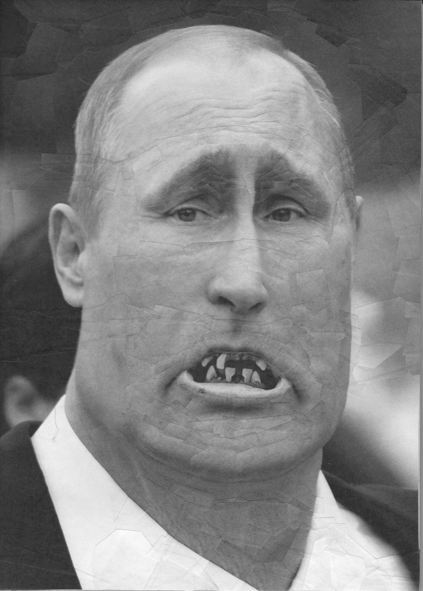 Putin Teeth, 2014, 8.2 x 11.6 inches