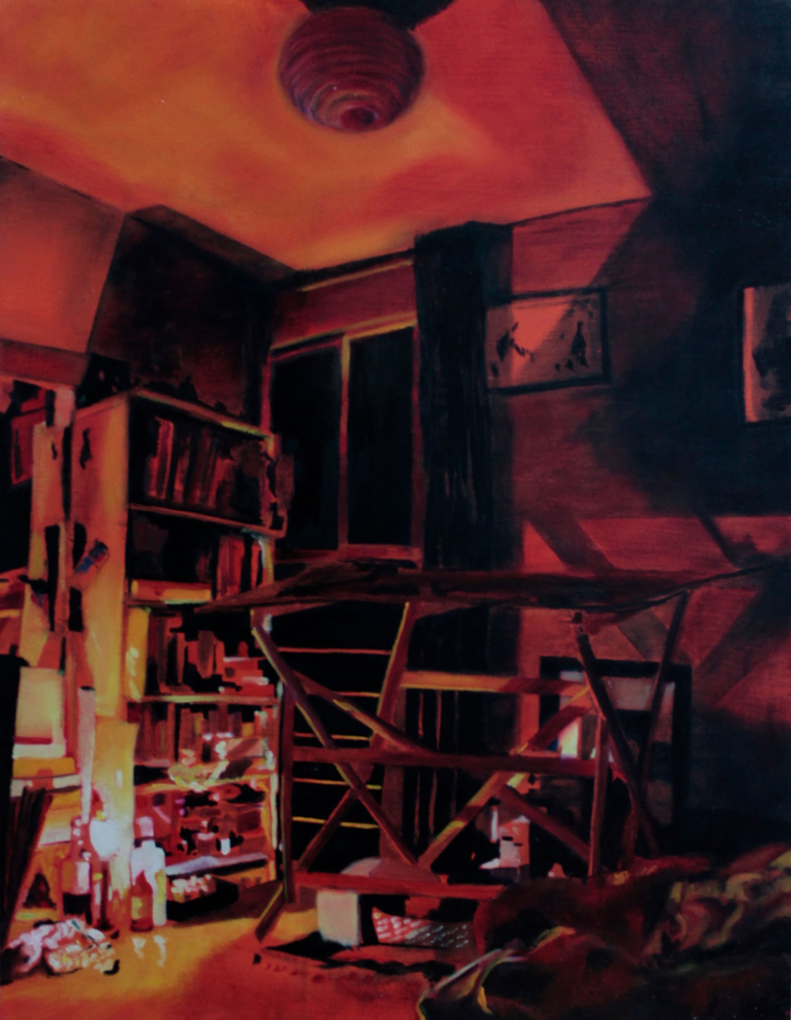 Insomnio, óleo sobre lienzo, 80 x 60 cm, 2014
