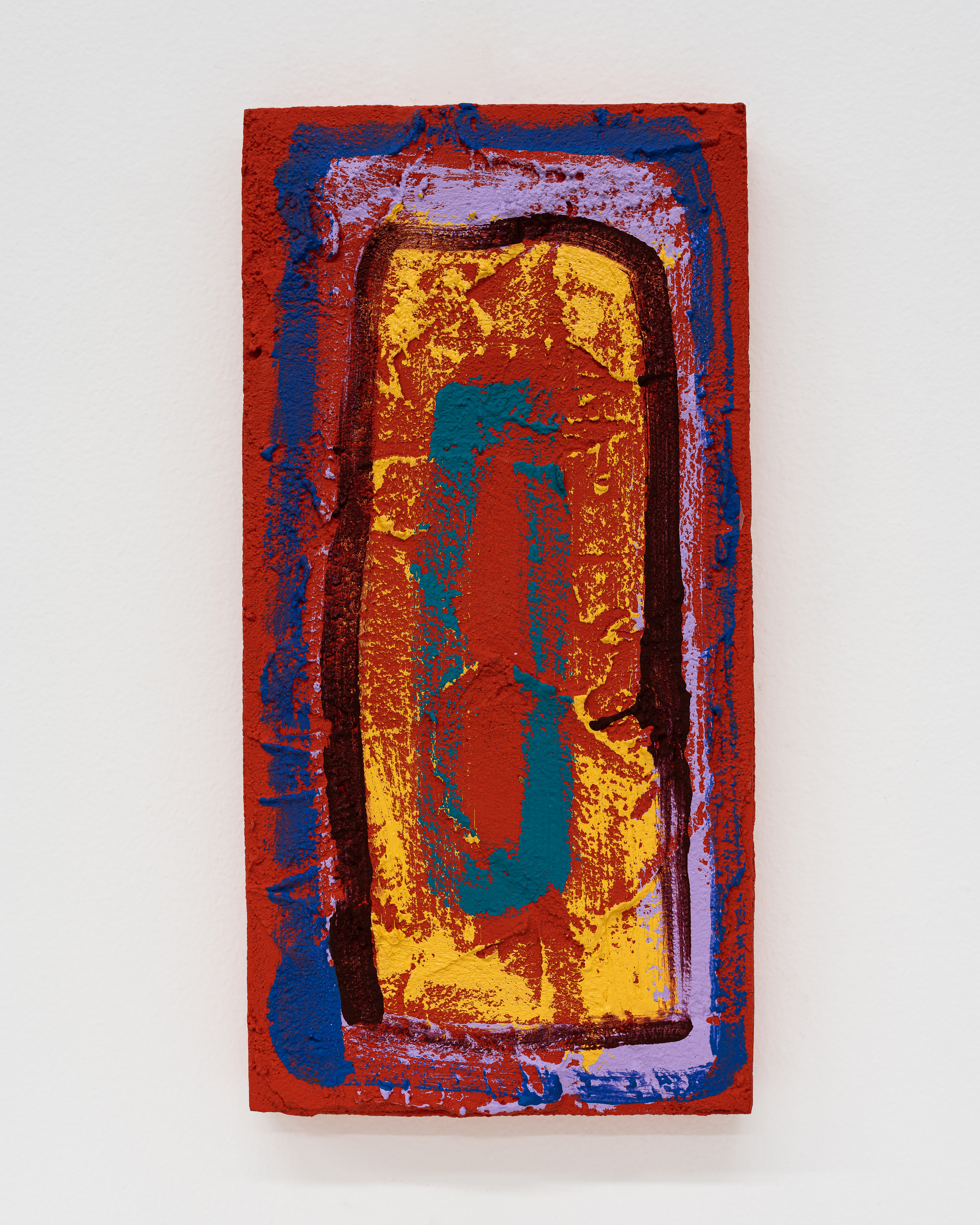 Stucco Painting 74, 202012 x 6 "