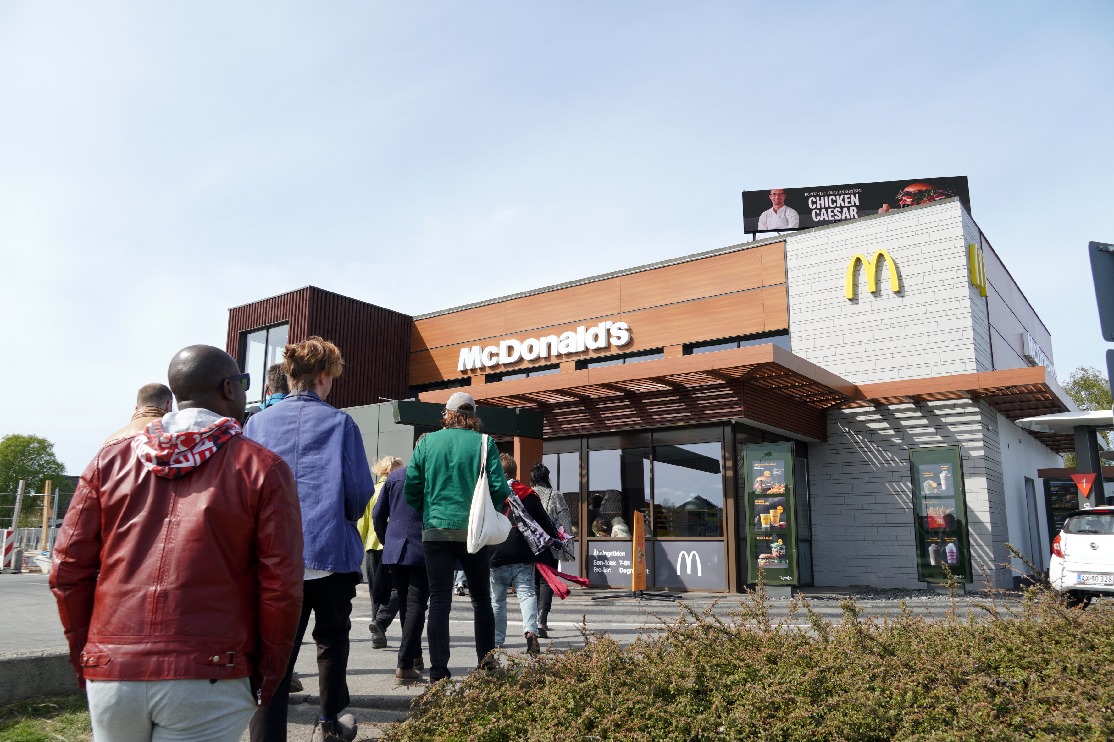 Documentation of urban exploration “Three McDonald's Restaurants in Aalborg” as part of the project “Insider’s Guide - Speculative Wayfinding in Aalborg” by Anthony Carfello, McDonald's Nørresundby, Nørresundby, 2022 (photocredit: Rikke Ehlers Nilsson)