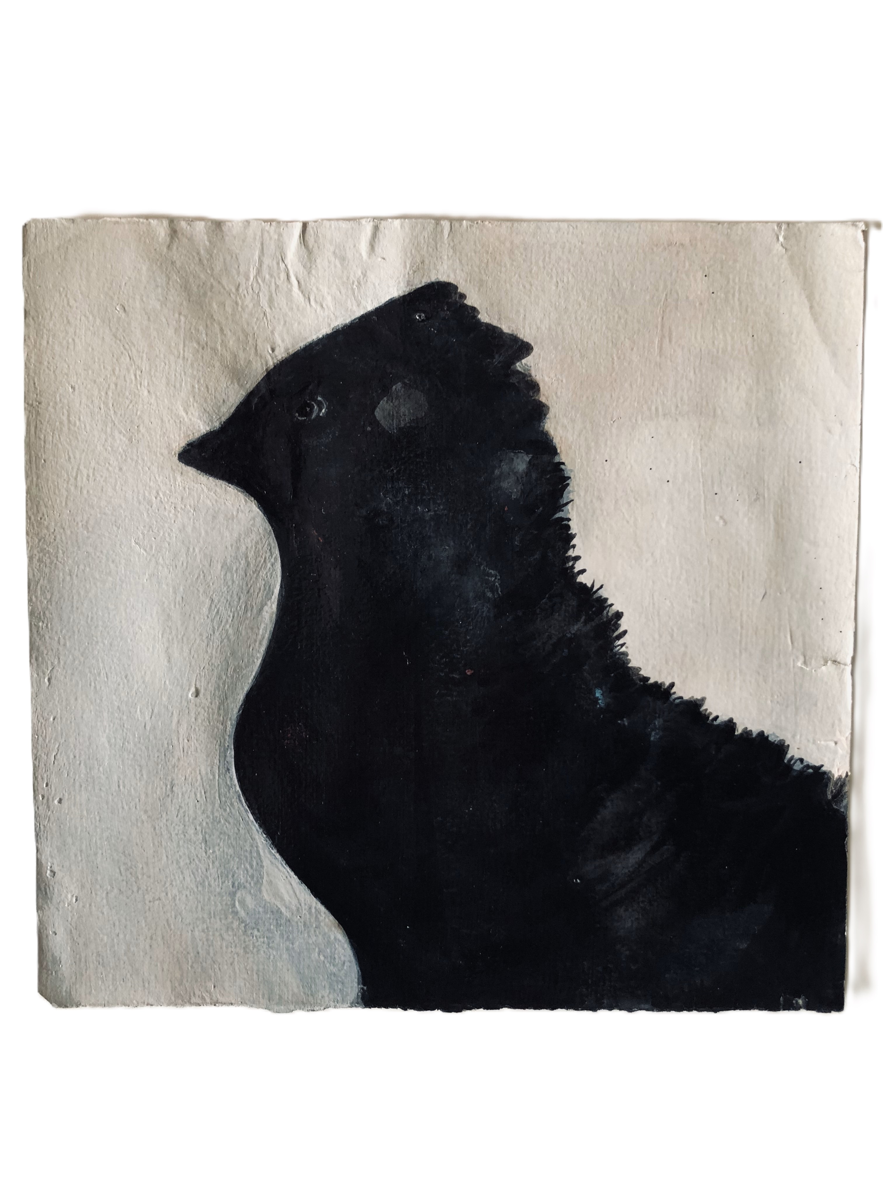 N.C. - Mixed media on paper - 15,5x14,5 cm