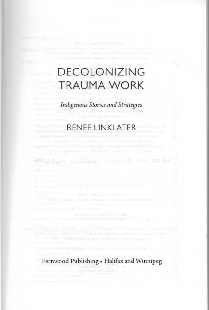 Decolonizing Trauma Work - Renee Linklater