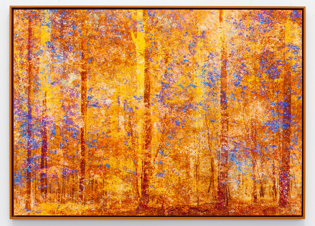 "Songe", orange, 50x70cm - 2022