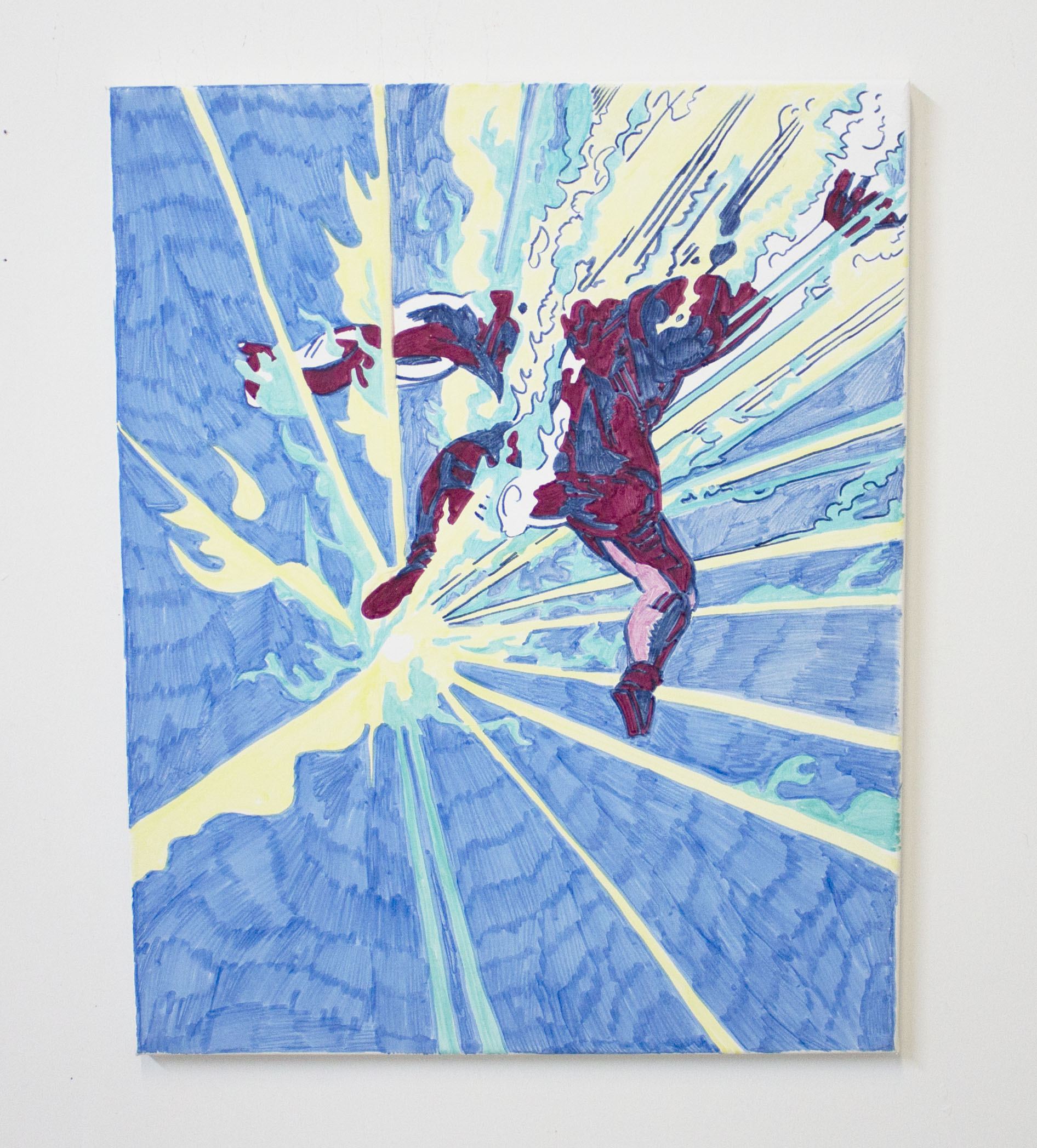 untitled / marker on canvas / 2018