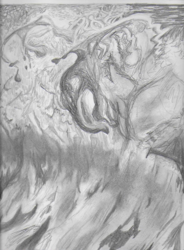 "ocean wave" 2015 graphite on paper. 8.5x11".