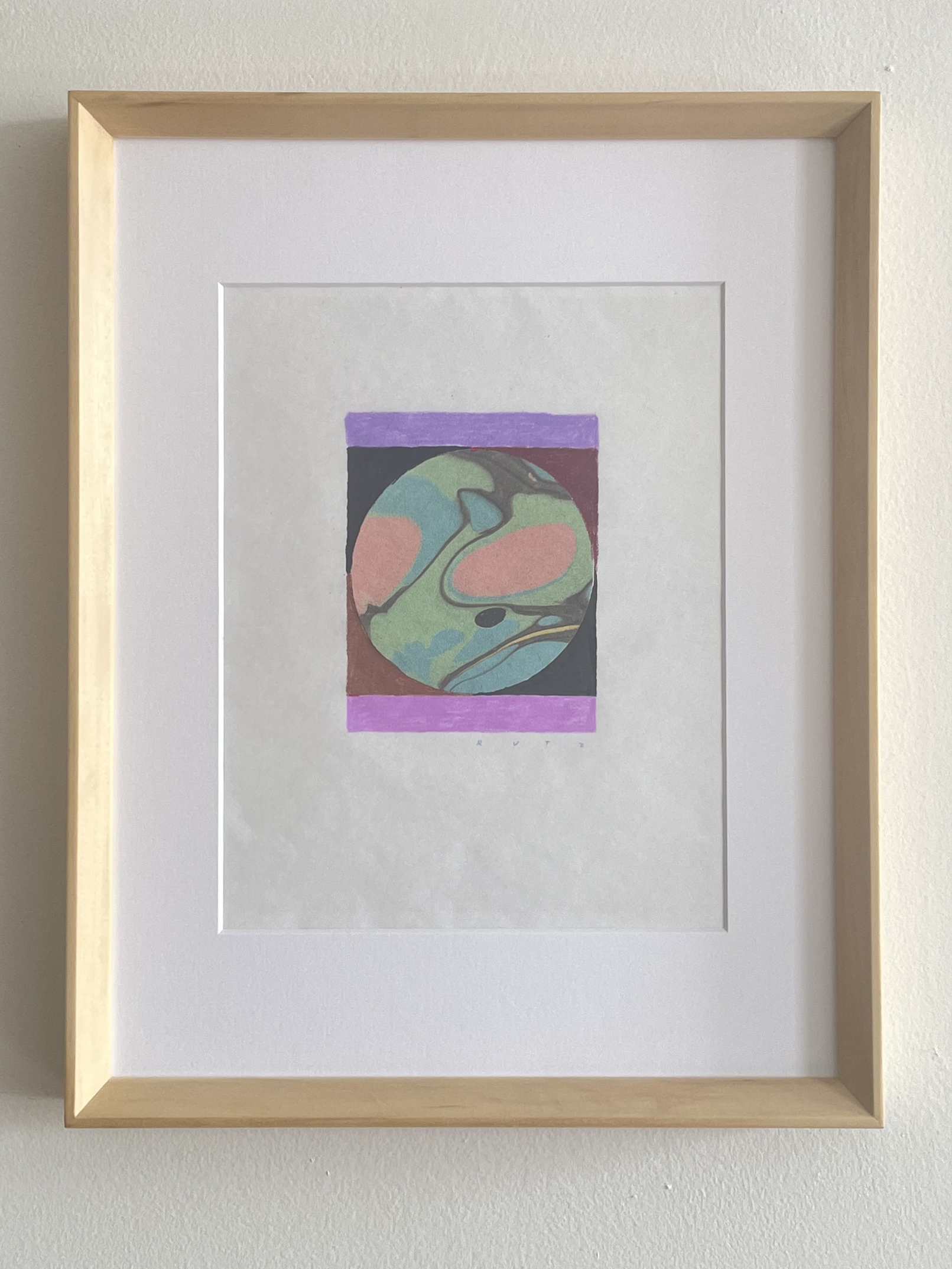 Untitled, collage on paper, 8" x 10," 2023