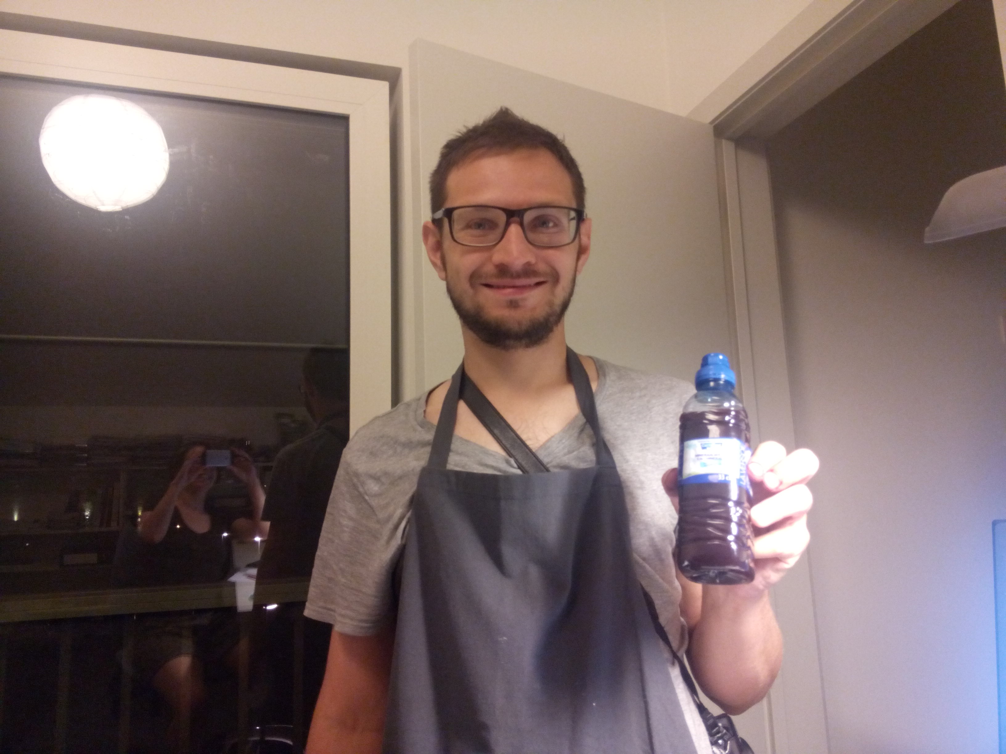 Zo blij met de eerste gefilterde organische emulsies.