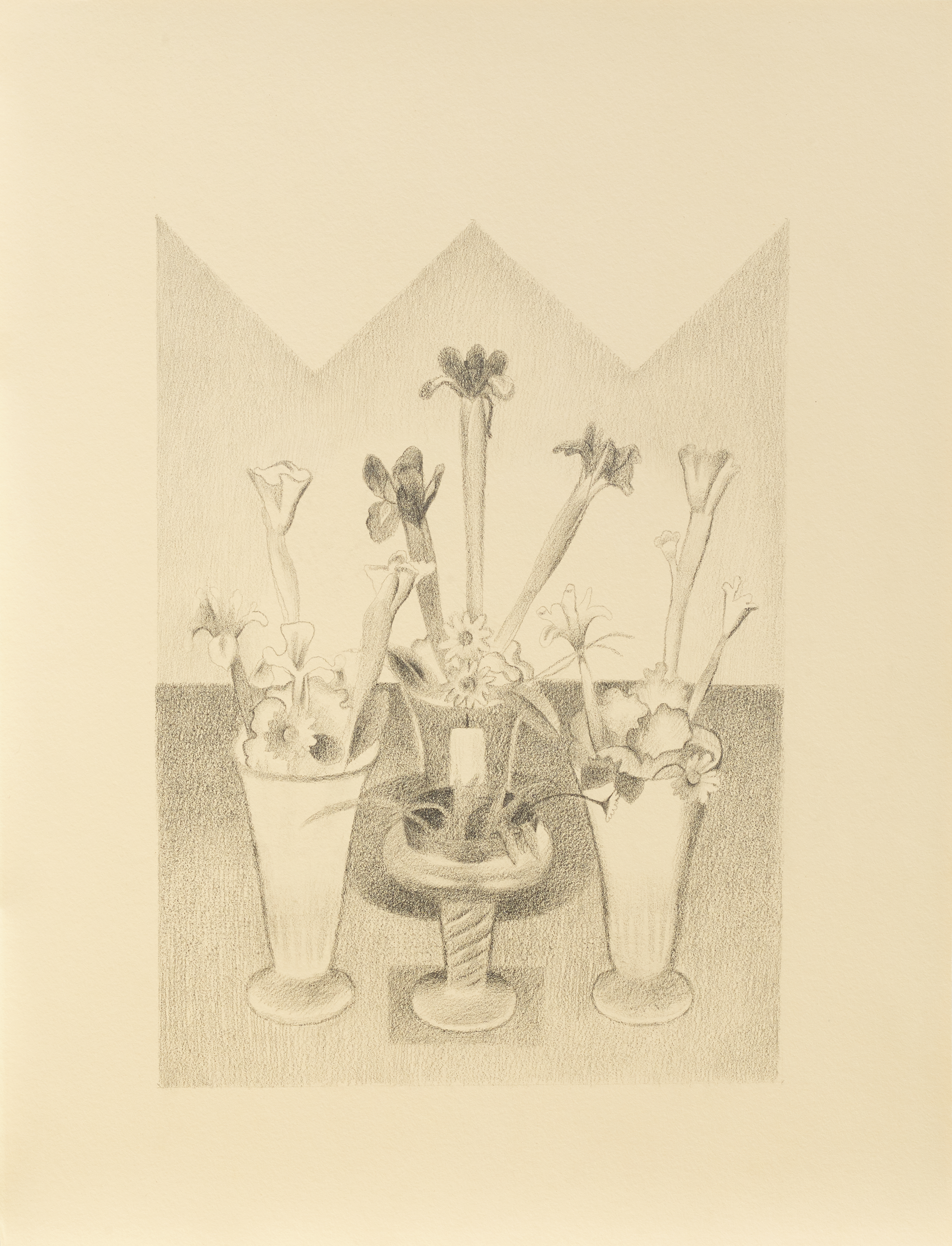 "Oferenda", 2022, grafite sobre papel [graphite on paper]