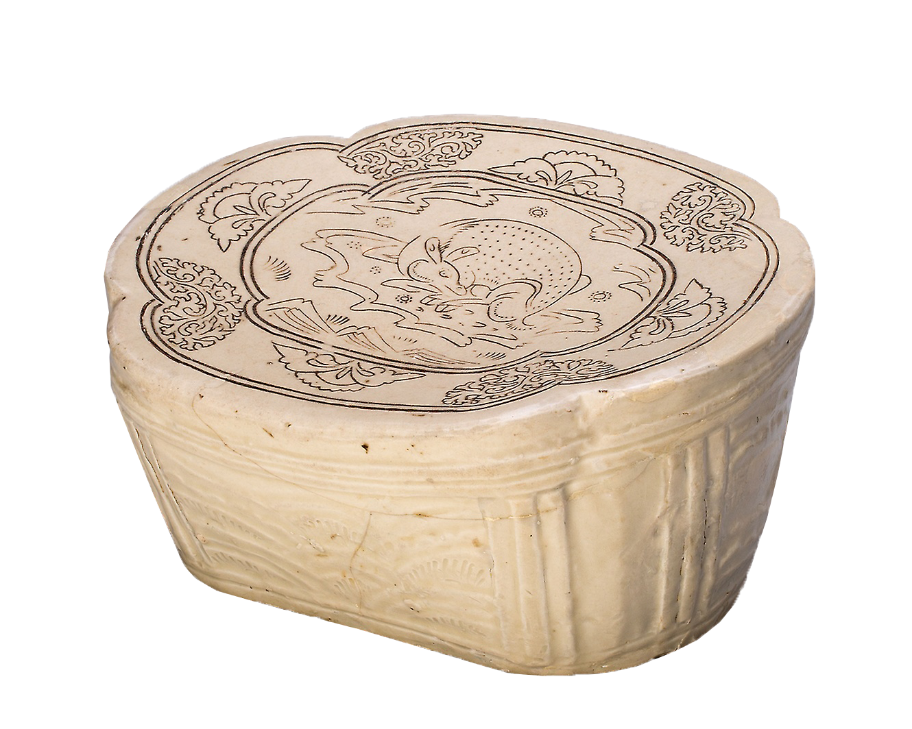 Lobed Pillow with Deer, Northern Song dynasty (960–1127), China [26]