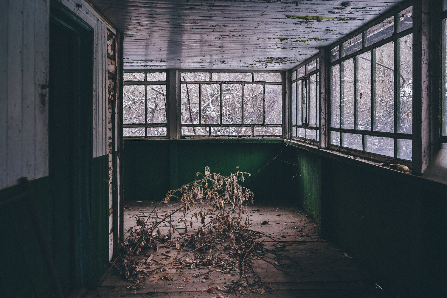 Foto interior de casas abandonadas Chernóbil
