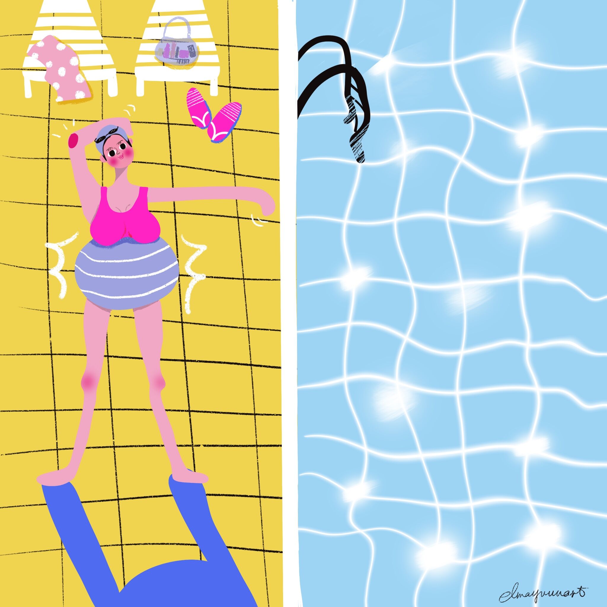 Lovely mother-to-be.