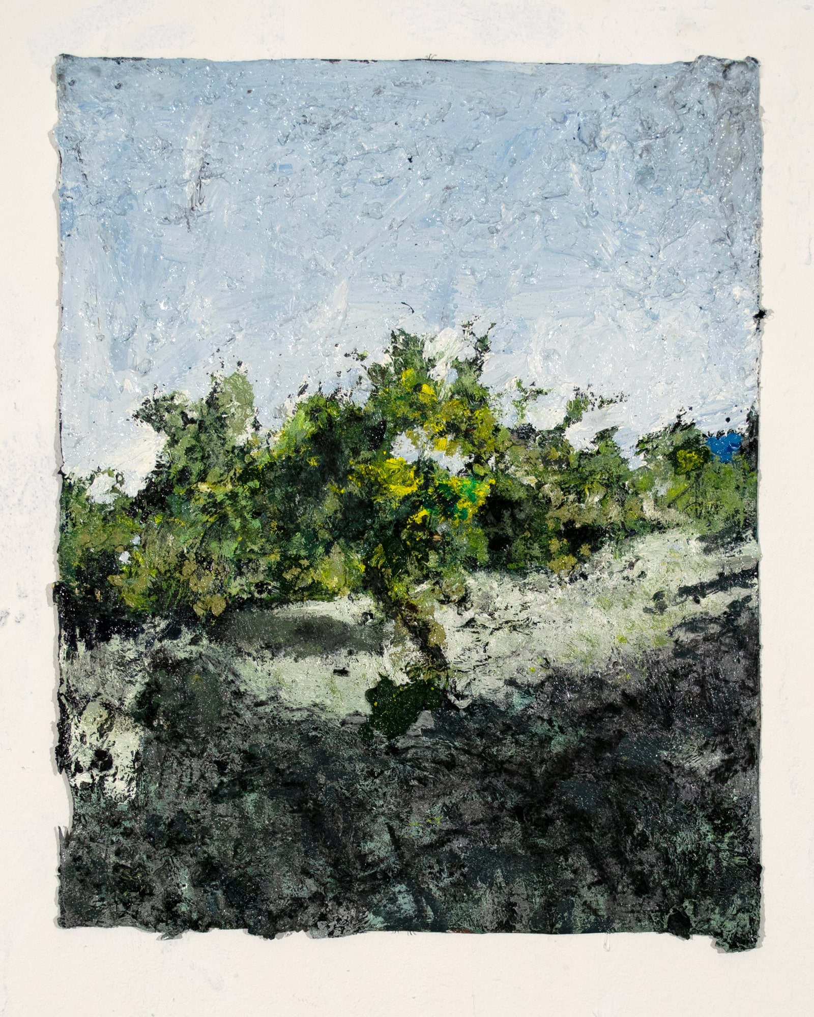 Untitled, 2020  mixed media on canvas, 52 x 41 cm  Private collection 