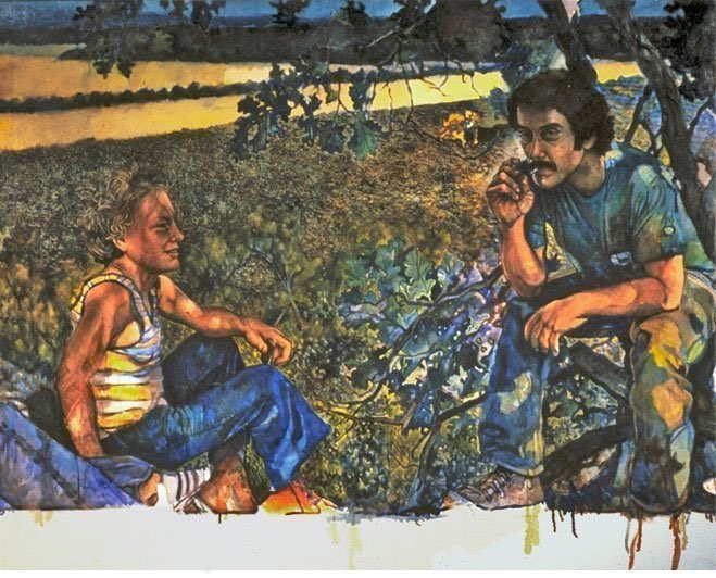 Camouflage 1980-81oil/canvas 48x60”